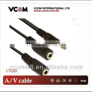 3.5 STM to 3.5STF Audio and Vedio Cable thumbnail-1