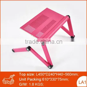 Height Adjustable Folding Laptop Desk/Laptop Bed Table thumbnail-1