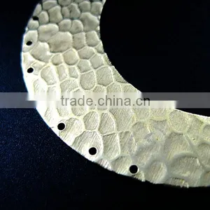 60*15mm Raw Brass Harmed Pattern Pendant Charm DIY Earrings Chandelier Jewelry Findings 1800160 thumbnail-2