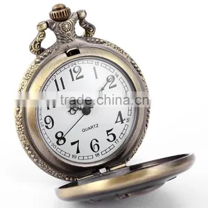 Stylish Pirate Analog Quartz Pendant Mens Pocket Watch thumbnail-3