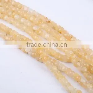 Yellow Jade Gemstone Beads,semi-precious Stone Beads thumbnail-1