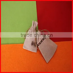 Hot Sell Small Linen Drawstring Jewelry Gift Bag Wholesale thumbnail-1