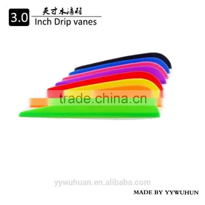 3.0inch Drop Arrow Vane, Fletching for Carbon Arrow Aluminum Fiberglass Arrow Fletching thumbnail-1