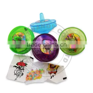 Novelty Peg-top Plastic Toy Candy With Tattoo Paper thumbnail-3