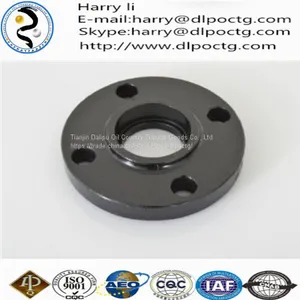 Black Malleable Iron Threaded Iron Floor Flanges thumbnail-3