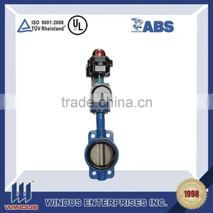 PN54 Pneumatic Hydraulic Drive Tri-clamp Butterfly Valve thumbnail-1