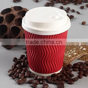 Ripple Wall Style Paper Coffee Cups thumbnail-2