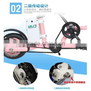 China Cheap Folding Electric Bike For Sale With High Quality thumbnail-4