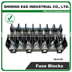 FS-017B 600V 10 Amp 7 Way Midget Type Din Rail Glass Fuse Holder thumbnail-3
