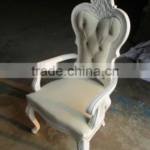 Baroque Style Classical Wooden Dining Chair thumbnail-1