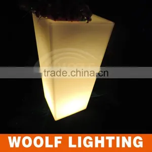 Charming Garden Square Waterproof LED Lighting Glow Flower Pot thumbnail-1
