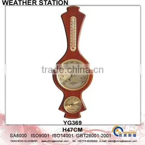 Wooden Weather Station Barometer Decor YG369 thumbnail-1