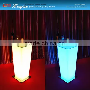Glass Top Remote Control Led Dining Table thumbnail-3