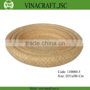 Bamboo Bread Basket With Double Wall thumbnail-1