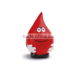 Hot Cheap Custom Smile Drop Shape pu Foam Stress Ball thumbnail-1