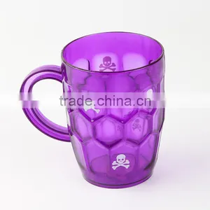 Eco-Friendly Custom 620ml Halloween Use Plastic Beer Mug thumbnail-2