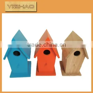 Decorative Wooden Bird Cage With Painting thumbnail-1