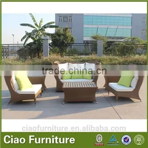 Outdoor Furniture Unique Design Garden Patio Sofa Set thumbnail-1