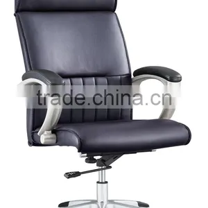 High Back Leather Comfortable Air Conditioned Office Chair thumbnail-1