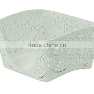 Arc-shaped Metal Punched Desktop Note Paper Holder thumbnail-2