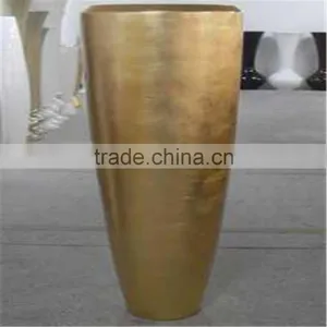 SJ201710025 Hot Sale Large Gold Flower Pot for Sale thumbnail-3