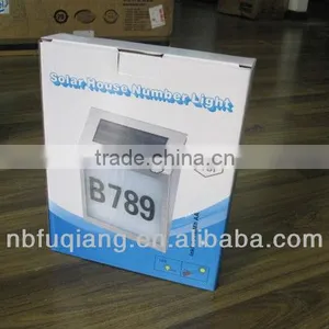 FQ-133 Useful and Environmental Led Solar Power of House Numbers Led Solar Power Address Numbers Light thumbnail-3