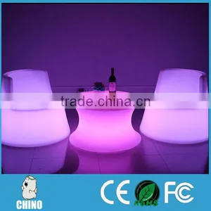 Wholesale PE Plastic Glowing Led Funiture Led Chair thumbnail-1
