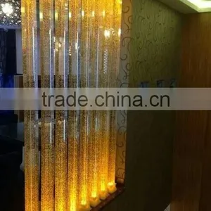 Wholesale Glass Pillars With Colorful Bubble for Partition thumbnail-2