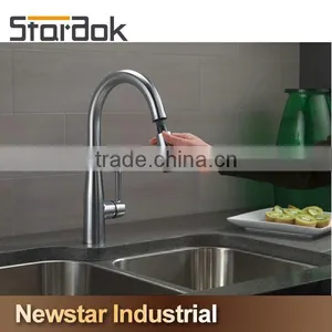 Star.aok Fashion Style Brass Water Saving Kitchen Faucet thumbnail-5