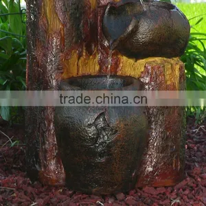 Cascading Buckets Outdoor Garden Solar Water Fountain thumbnail-2