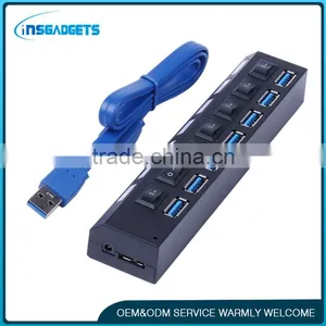 Hot New Products for 2016 7-Port USB 3.0 High Speed HUB thumbnail-1