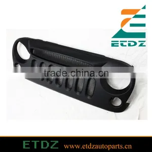 Mesh Front Grill Grille Hood Intak 1pcs Fit for Jeep Wrangler 2007-2015 Rubicon thumbnail-5