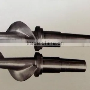 Conical Twin Screw for Rubber Extruders/Rubber Twin Screws thumbnail-1