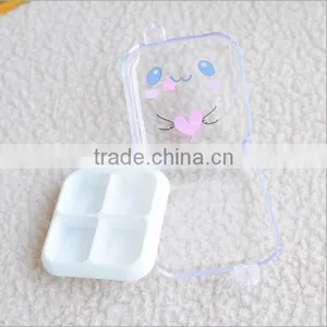 Custom Promotional 4 Compartment Plastic Pocket Pill Box,custom Cartoon Plastic Pill Box,custom Plastic Pill Box Supplier thumbnail-3