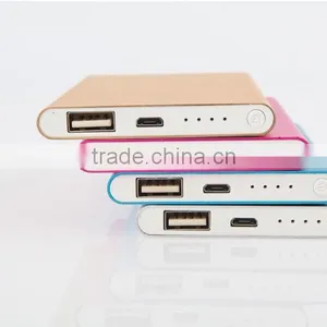 Customized 4000mAh Real Capacity Super Ultra Slim Flat Power Bank thumbnail-6
