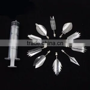 10Pcs/set 3D Gracilaria Needles Gelatin Jelly Art Jello Cake Syringe Decor thumbnail-1
