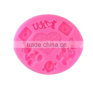 Silicone Fondant Chocolate Mold DIY Baking Cake Decoration Bear Love Envelope 1688 Agent thumbnail-3