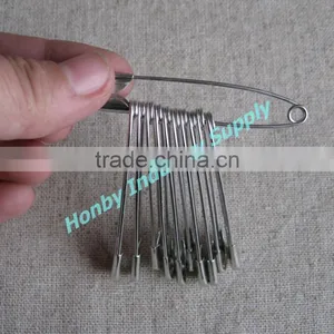 HONBY Wholesaled Alloy Plated 55mm Bunched Safety Pins thumbnail-1
