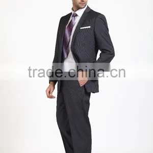 2015 Fashion Designed/striped Business Suits for Man / Jacket & Pant thumbnail-2