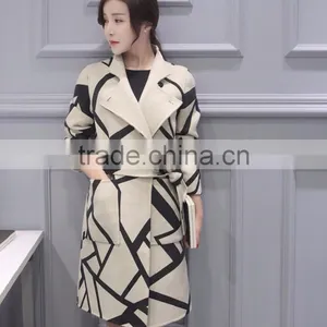 100% Lady Cashmere Wool Coat 2016 thumbnail-3