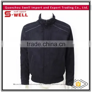 2016 Wholesale Custom Latest Design Suede Jacket for Men thumbnail-1