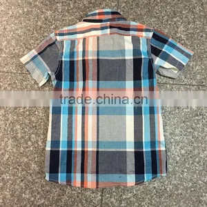 Kids Boy Stocklots Checked Short Sleeve Shirt thumbnail-5