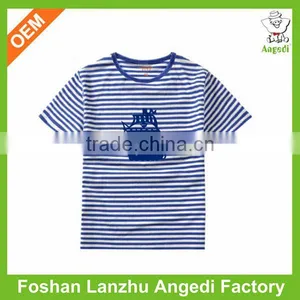 Custom Design Stripe t Shirt Printing for Baby Boy thumbnail-1