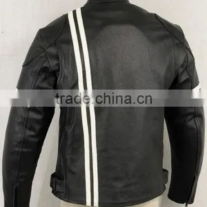 Mens Leather Motorbike Jacket thumbnail-2