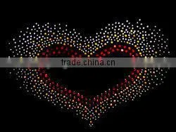 Heart Design Rhinestone Transfer Hot Sale thumbnail-5