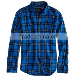 Light Red Plaid Custom Flannel Shirt for Men thumbnail-4