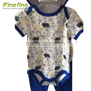 Cheap Newborn Fancy Fresh Cotton Baby Clothing Set Wholesale thumbnail-1