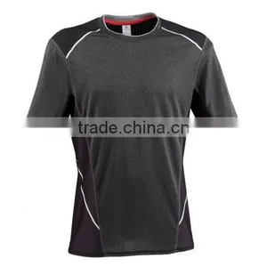 Hot Sale 100% Polyester Blank Custom Dry Fit Slim Gym Sports Marathon Running Promotion t Shirt Wholesale Cheap thumbnail-4