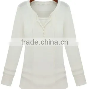 Oem Latest Casual Dresses for Women,custom Ladies Long Sleeve T-shirts thumbnail-6