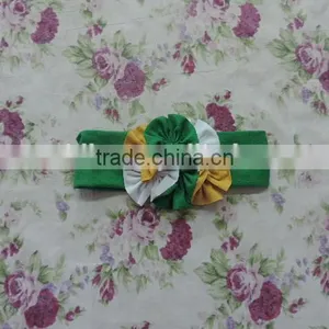2016 Newest and Fashion Elastic Hair Band,three Flower Shape Headband,bright Colorful Hair Band With Elastic thumbnail-2